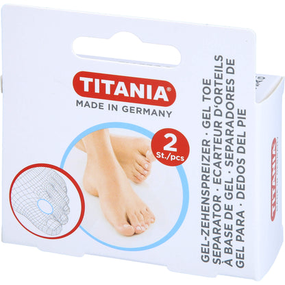 ZEHENSPREIZER aus Gel TITANIA 2 St