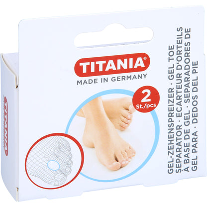 ZEHENSPREIZER aus Gel TITANIA 2 St