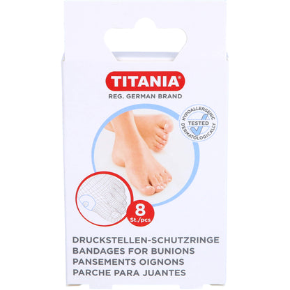 DRUCKSTELLEN Schutzringe groß TITANIA 8 St