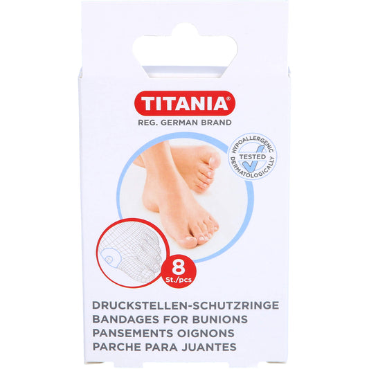 DRUCKSTELLEN Schutzringe groß TITANIA 8 St