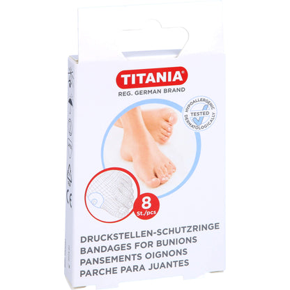 DRUCKSTELLEN Schutzringe groß TITANIA 8 St