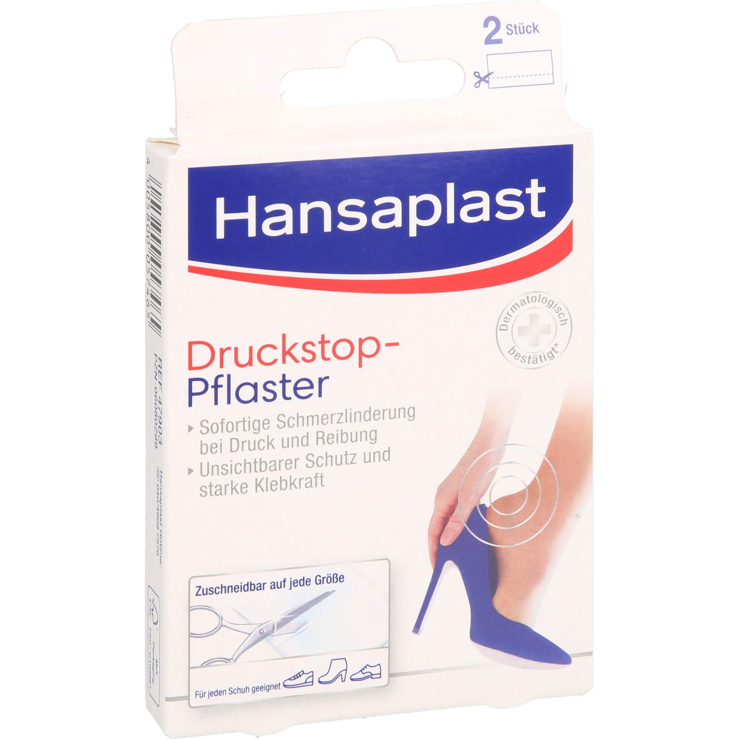 HANSAPLAST Druckstopp transparent.Schutzpolster 2 St