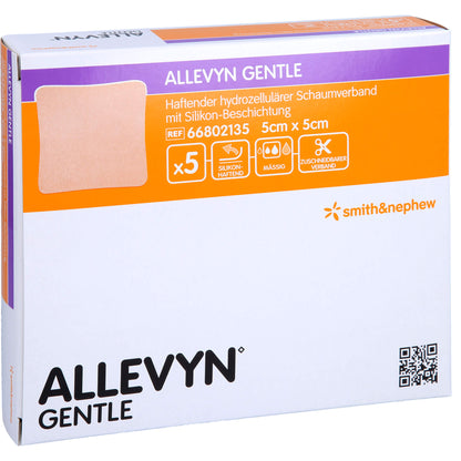 ALLEVYN Gentle 5x5 cm Schaumverband 5 St