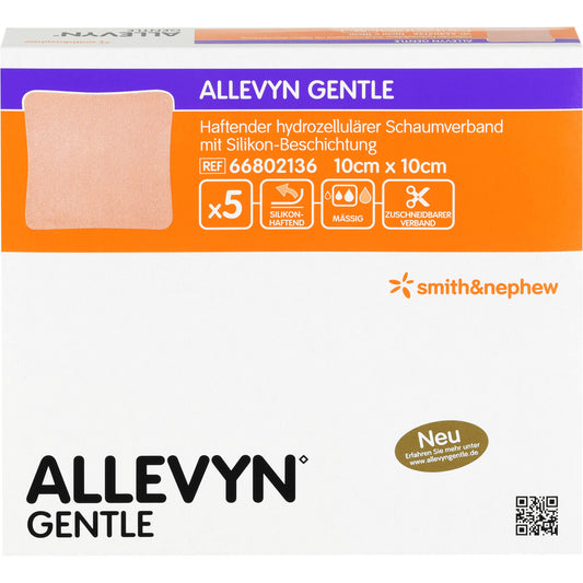 ALLEVYN Gentle 10x10 cm Schaumverband 5 St