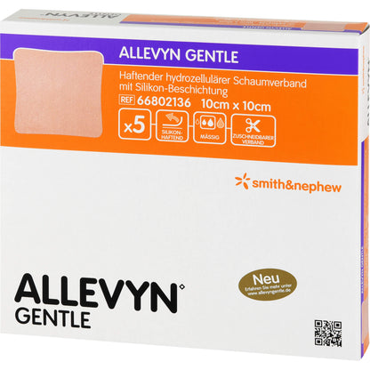 ALLEVYN Gentle 10x10 cm Schaumverband 5 St