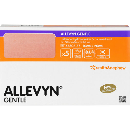 ALLEVYN Gentle 10x20 cm Schaumverband 5 St