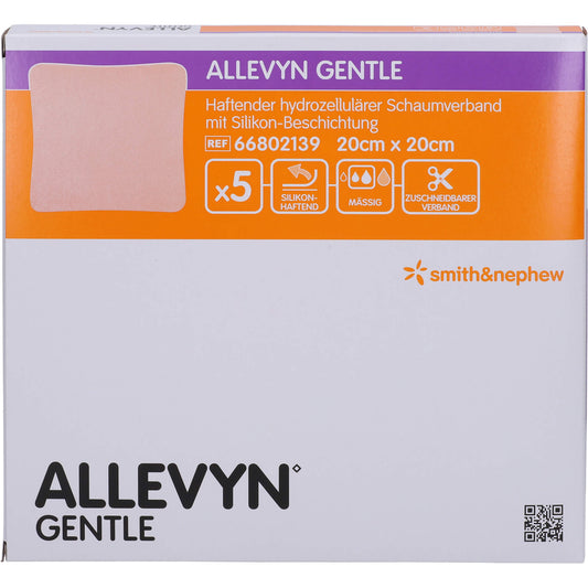 ALLEVYN Gentle 20x20 cm Schaumverband 5 St
