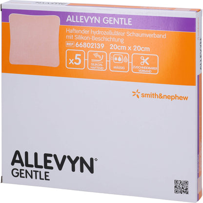 ALLEVYN Gentle 20x20 cm Schaumverband 5 St