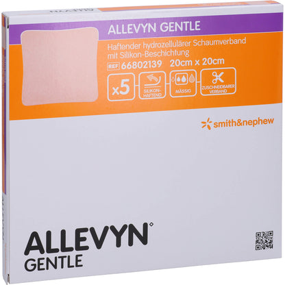 ALLEVYN Gentle 20x20 cm Schaumverband 5 St