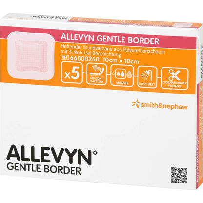 ALLEVYN Gentle Border 10x10 cm Schaumverb. 5 St