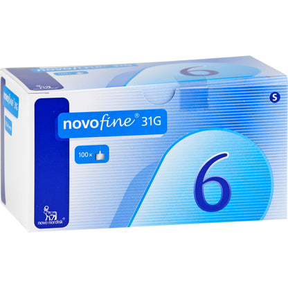 NOVOFINE Nadeln 0,25x6 mm 100 St
