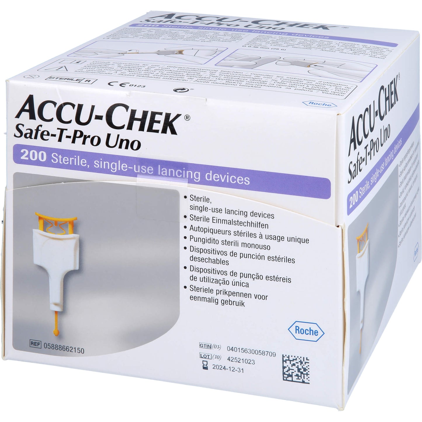 ACCU-CHEK Safe T Pro Uno II Lanzetten 200 St