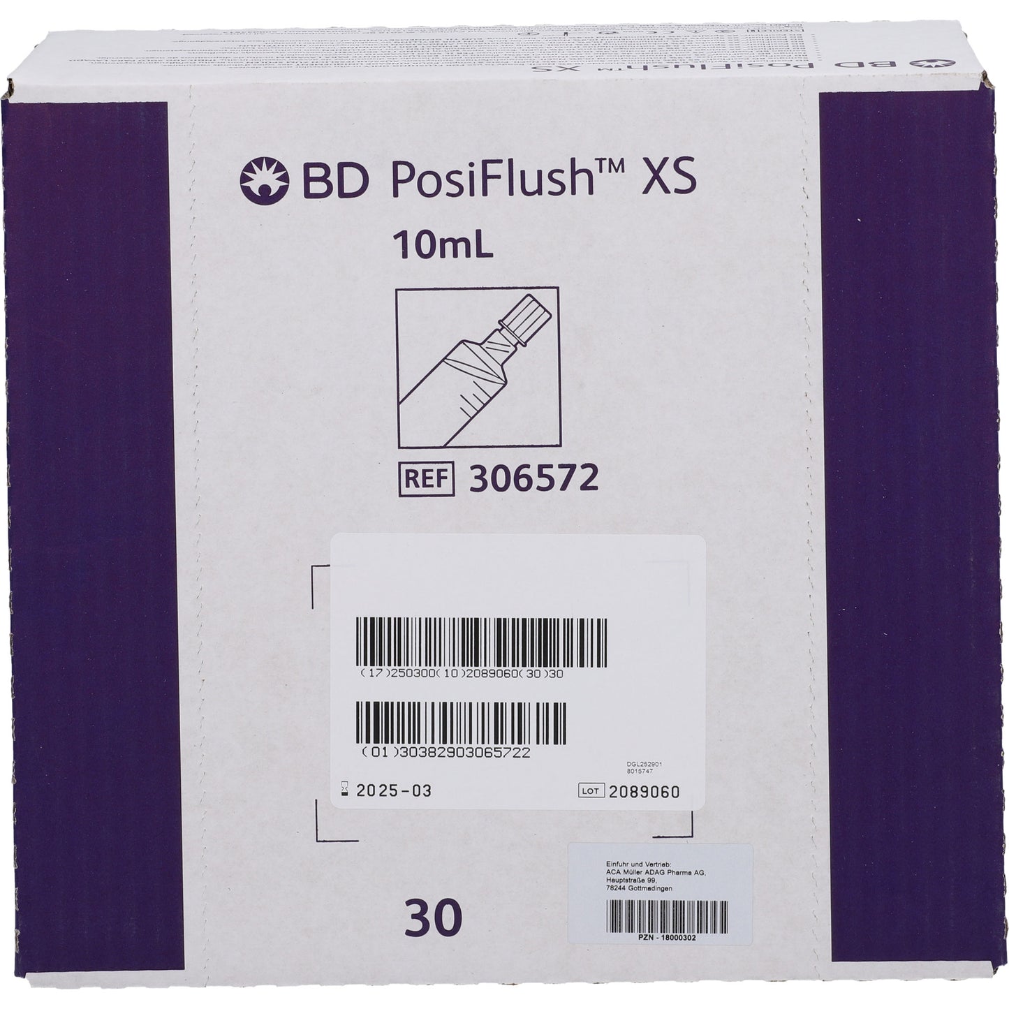 BD POSIFLUSH XS Spülsystem Fertigspritzen 30X10 ml