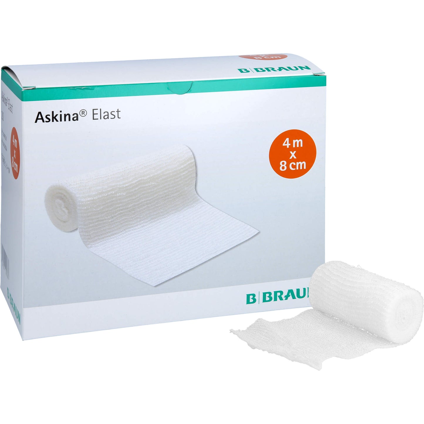 ASKINA Elast Binde 8 cmx4 m lose 20 St