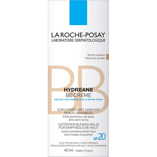 ROCHE-POSAY Hydreane BB Creme mittel bis dunkel 40 ml