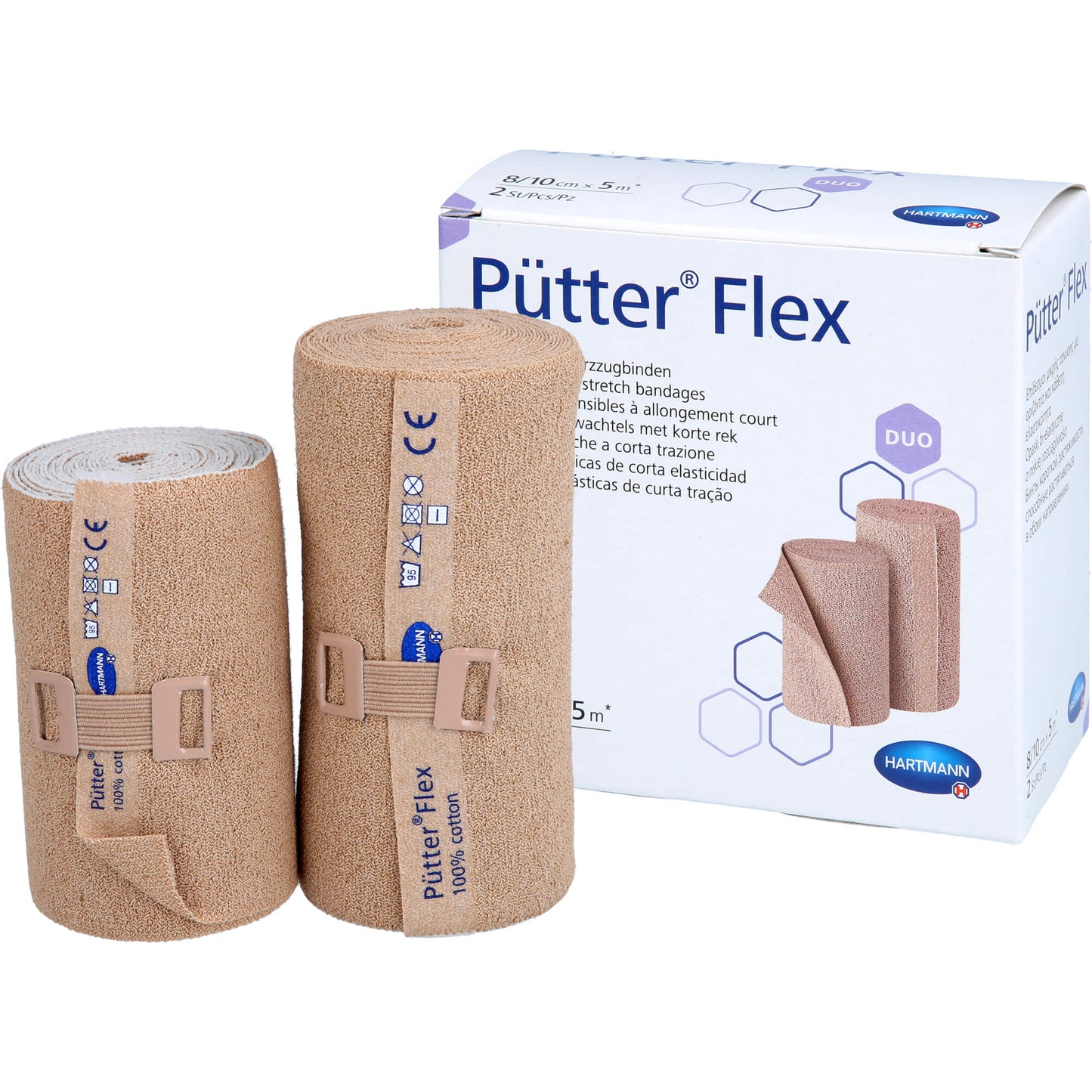 PÜTTER Flex Duo Binde 8/10 cmx5 m 2 St