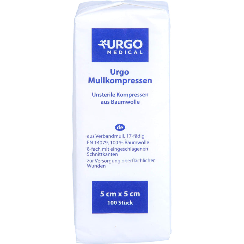 URGO MULLKOMPR 5X5CM UNST 100 St