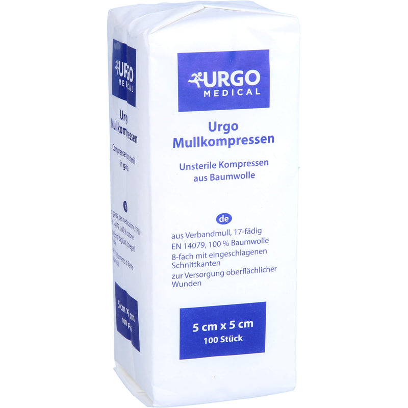 URGO MULLKOMPR 5X5CM UNST 100 St