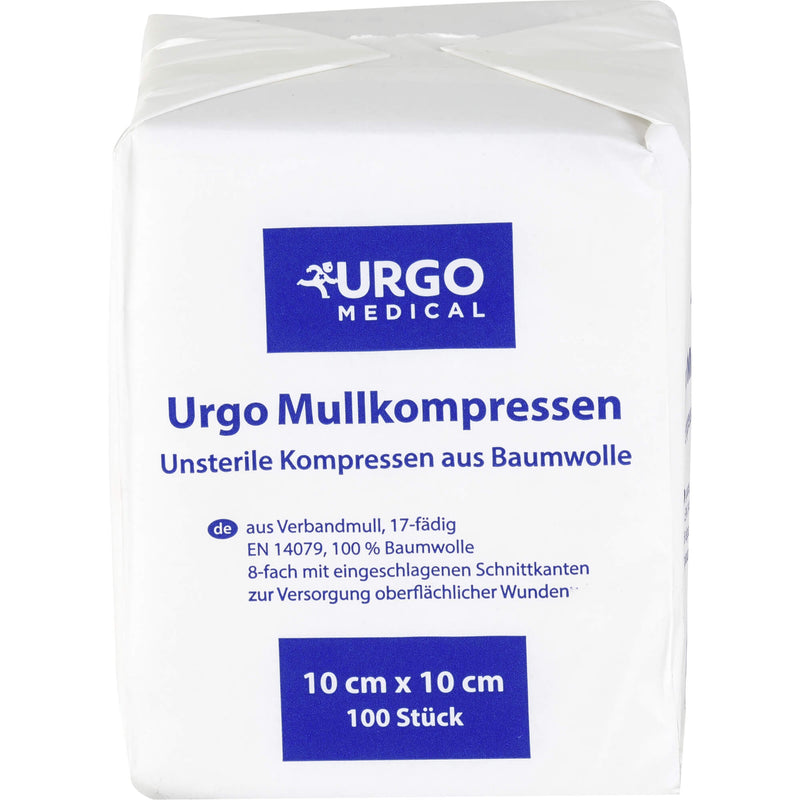 URGO MULLKOMPR 10X10CM 100 St