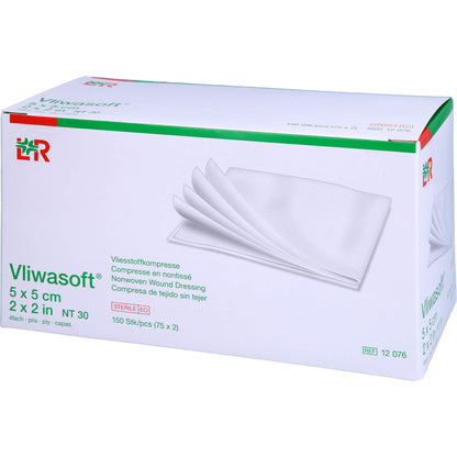 VLIWASOFT Vlieskompressen steril 5x5 cm 4l. 150 St