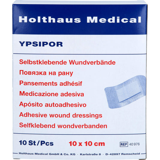 WUNDVERBAND steril YPSIPOR 10x10 cm 10 St