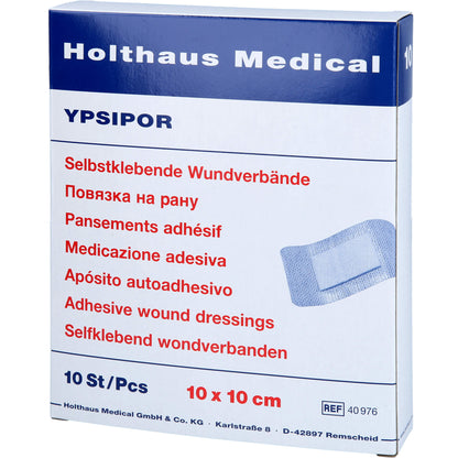 WUNDVERBAND steril YPSIPOR 10x10 cm 10 St