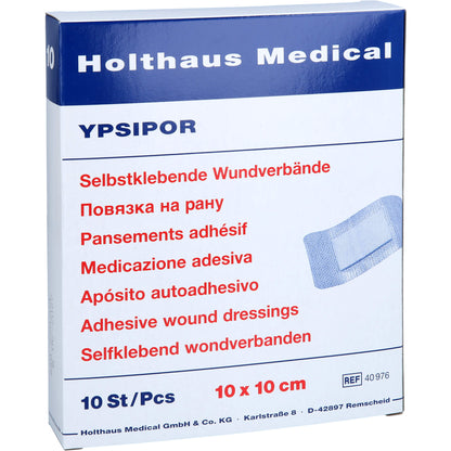 WUNDVERBAND steril YPSIPOR 10x10 cm 10 St