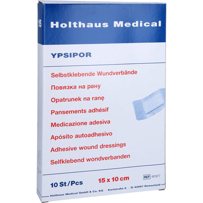 WUNDVERBAND steril YPSIPOR 10x15 cm 10 St