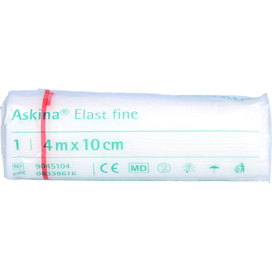 ASKINA Elast Fine Binde 10 cmx4 m cellophaniert 1 St