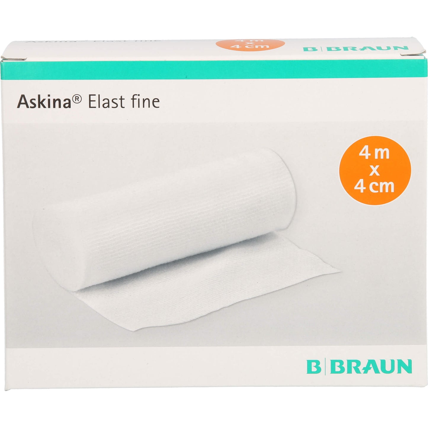 ASKINA Elast Fine Binde 4 cmx4 m lose 20 St