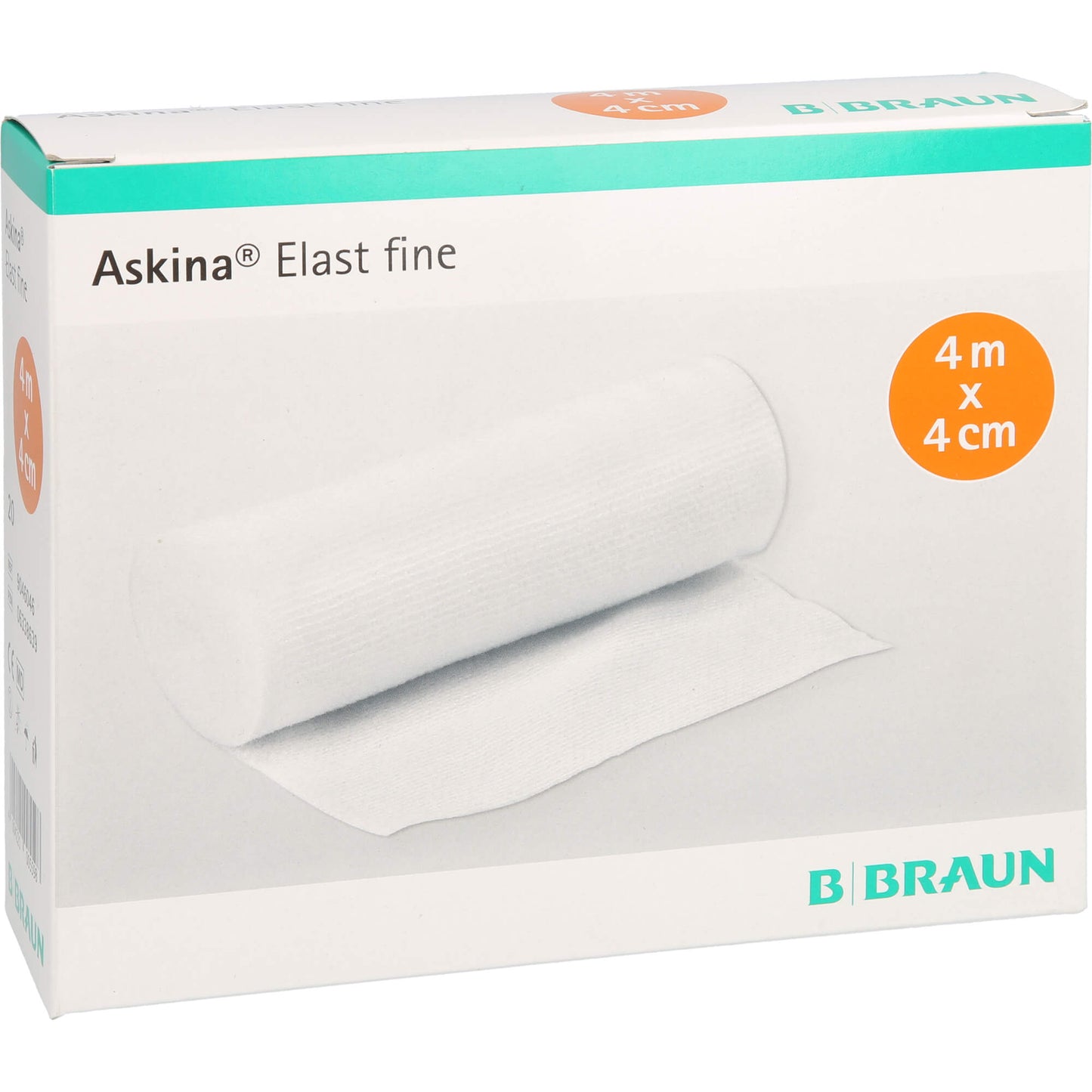 ASKINA Elast Fine Binde 4 cmx4 m lose 20 St