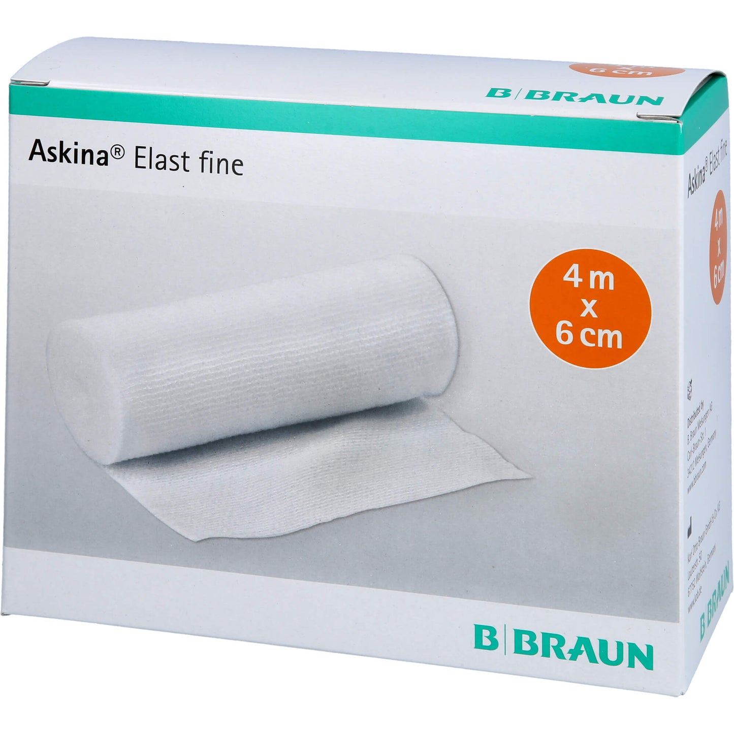 ASKINA Elast Fine Binde 6 cmx4 m lose 20 St