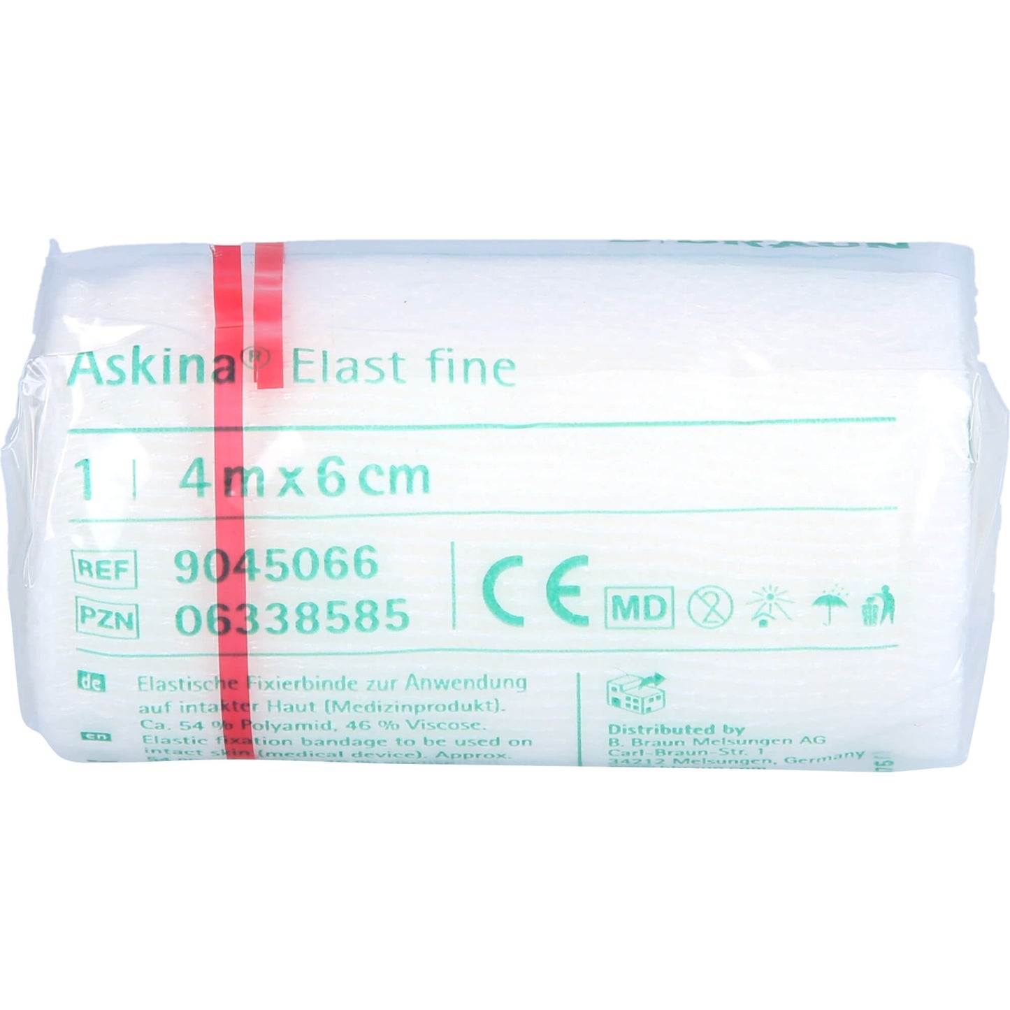 ASKINA Elast Fine Binde 6 cmx4 m lose 20 St