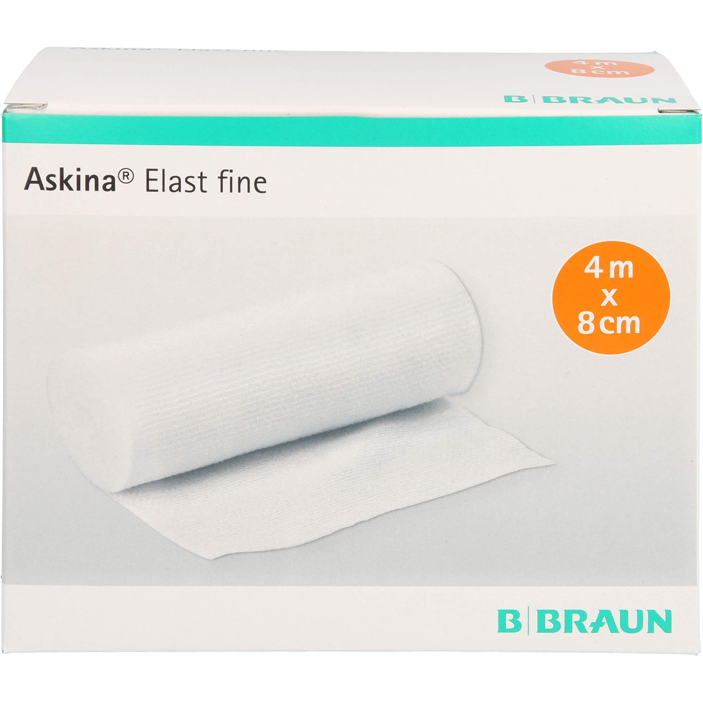 ASKINA Elast Fine Binde 8 cmx4 m lose 20 St