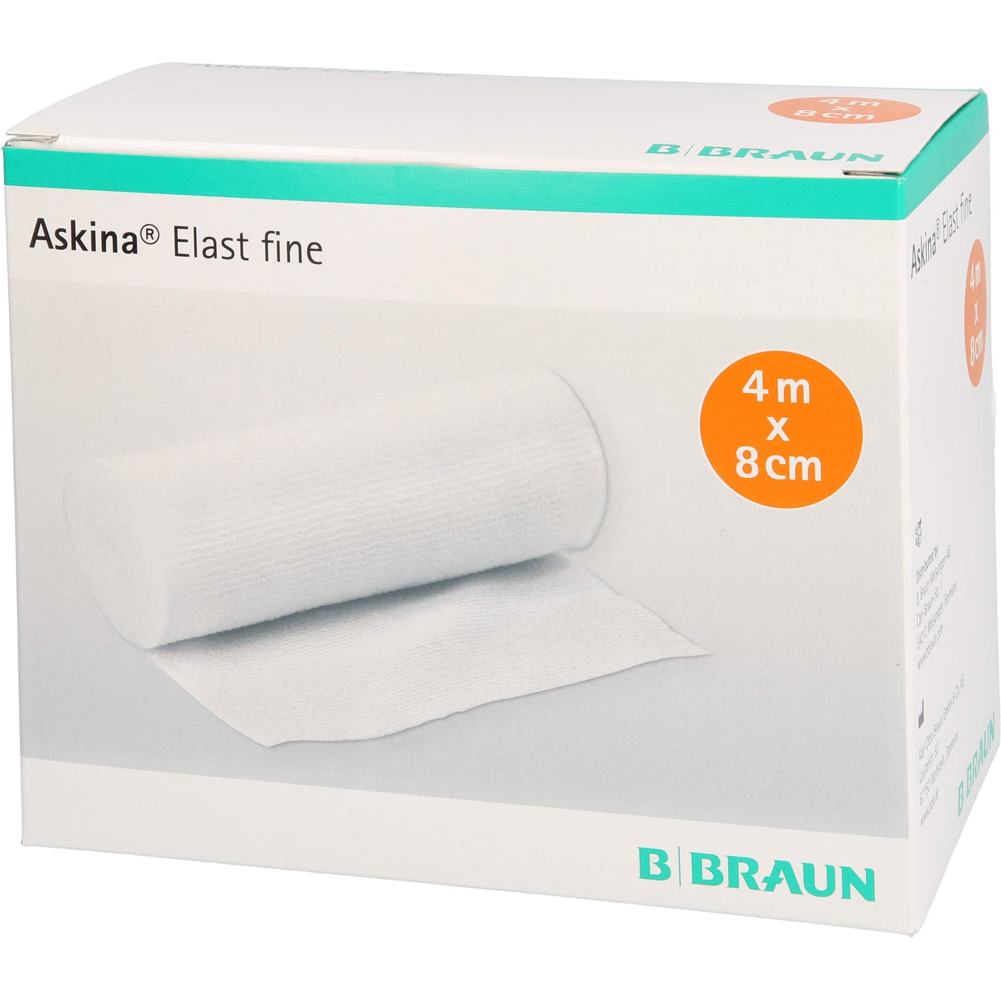 ASKINA Elast Fine Binde 8 cmx4 m lose 20 St