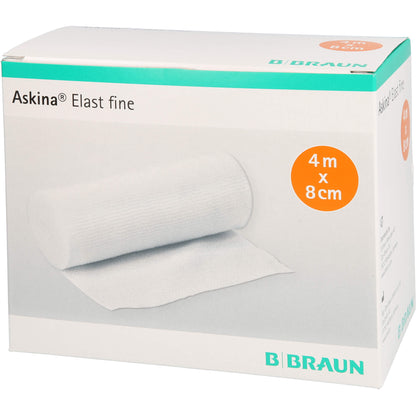 ASKINA Elast Fine Binde 8 cmx4 m lose 20 St