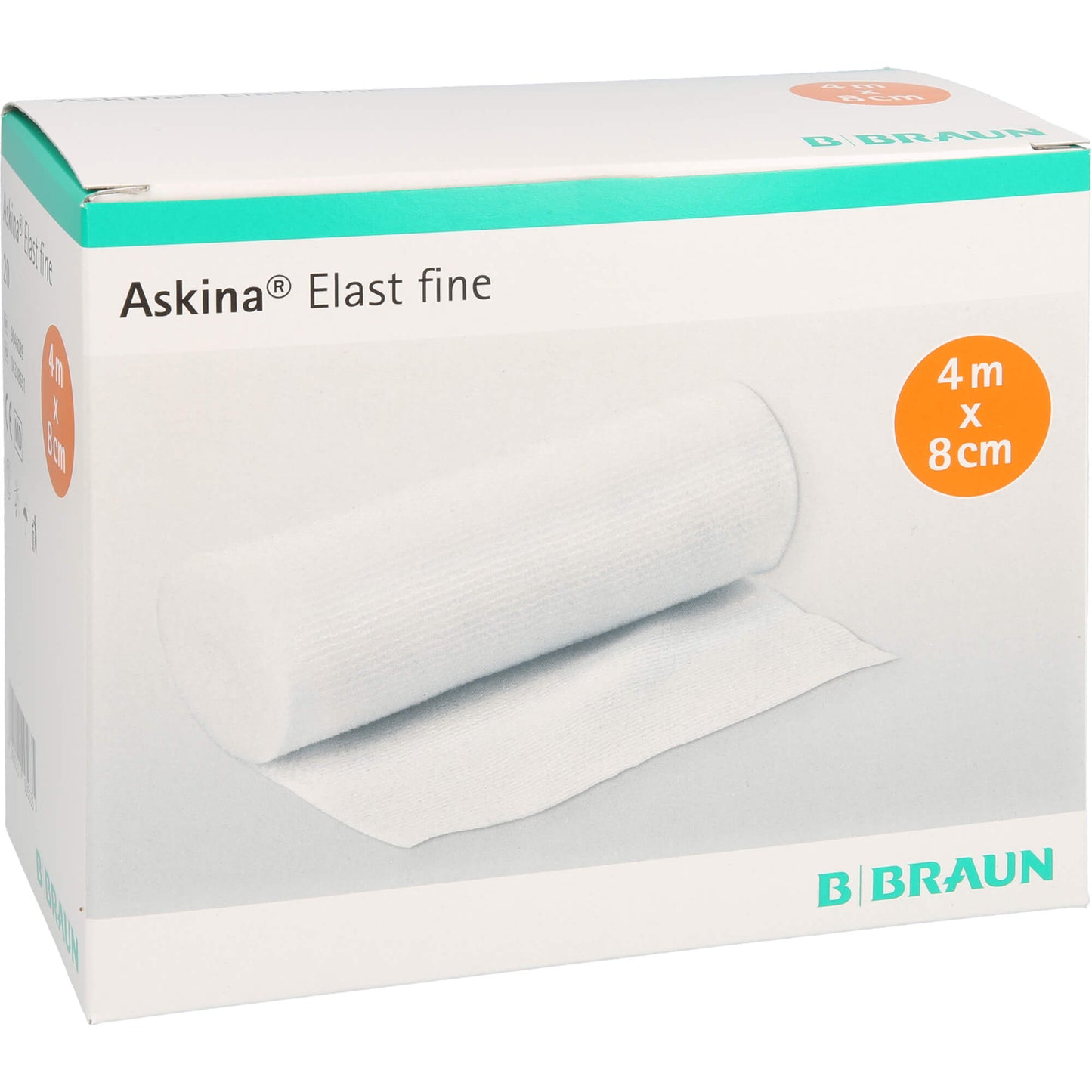 ASKINA Elast Fine Binde 8 cmx4 m lose 20 St