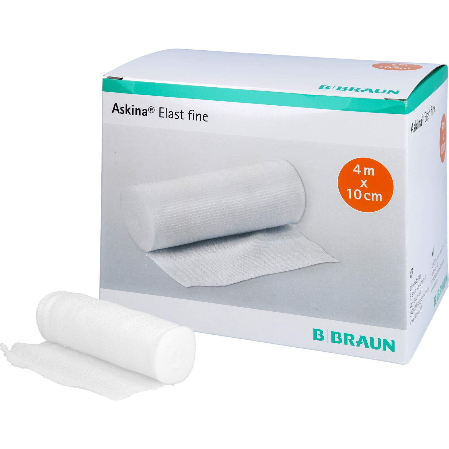 ASKINA Elast Fine Binde 10 cmx4 m lose 20 St