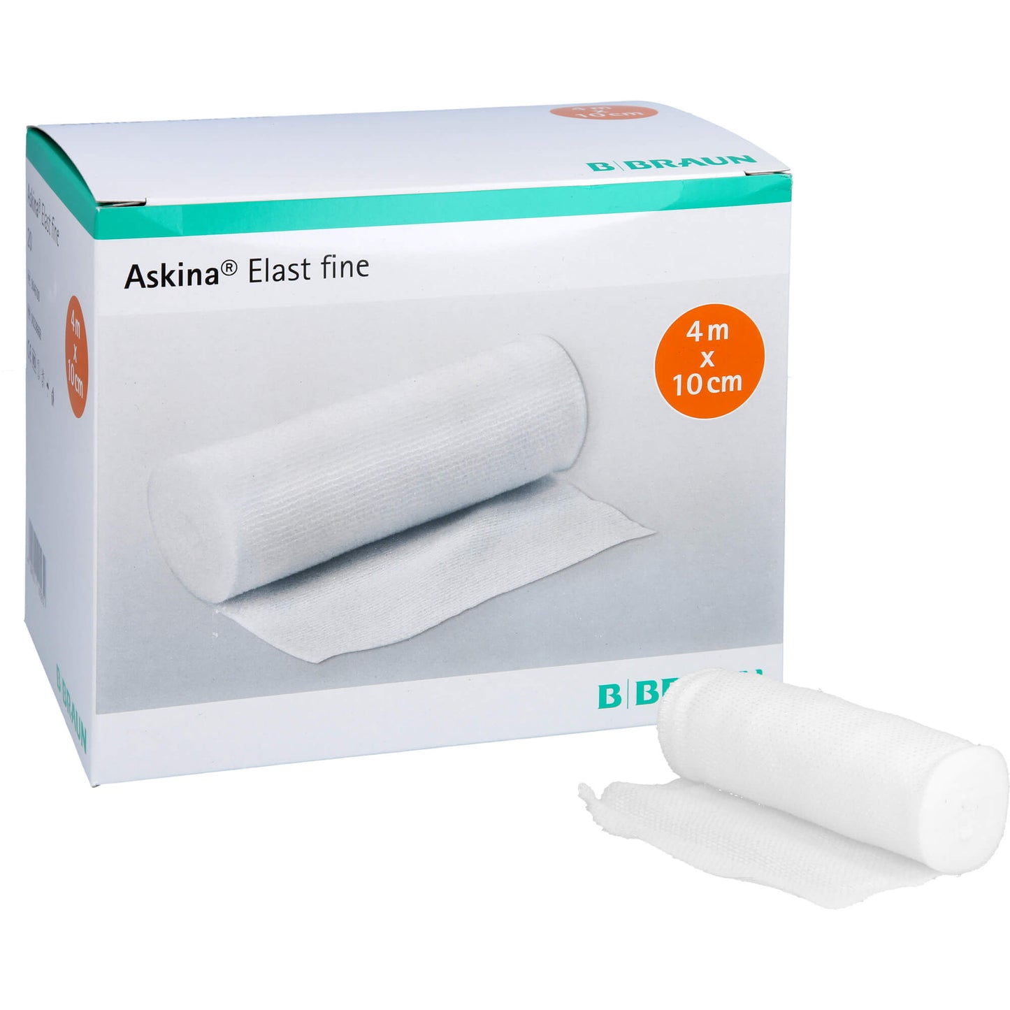 ASKINA Elast Fine Binde 10 cmx4 m lose 20 St
