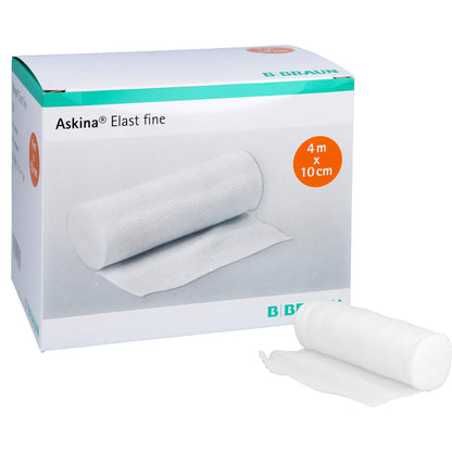 ASKINA Elast Fine Binde 10 cmx4 m lose 20 St