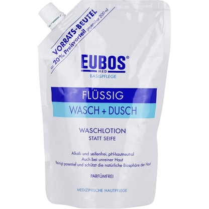 EUBOS FLÜSSIG blau unparfüm.Nachf.Btl. 400 ml