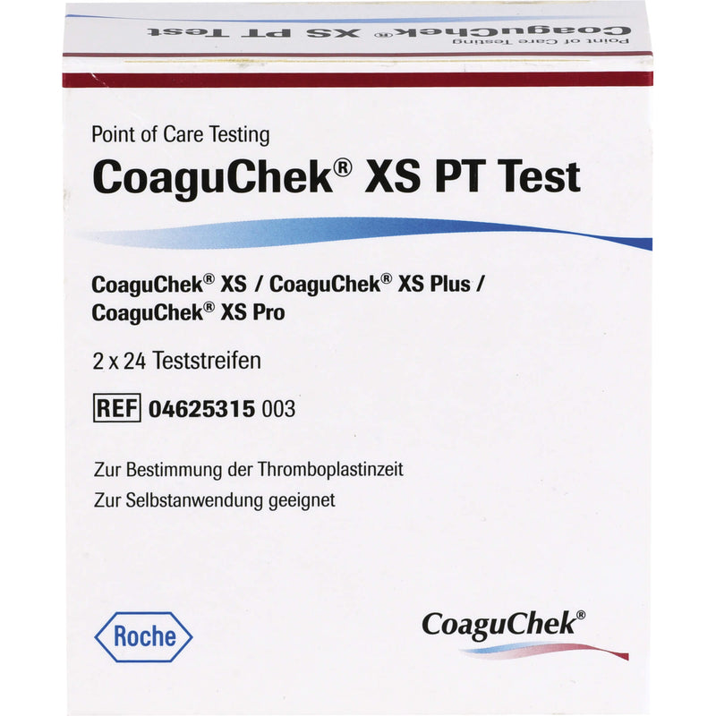 COAGU CHEK XS PT TEST 2X24 St