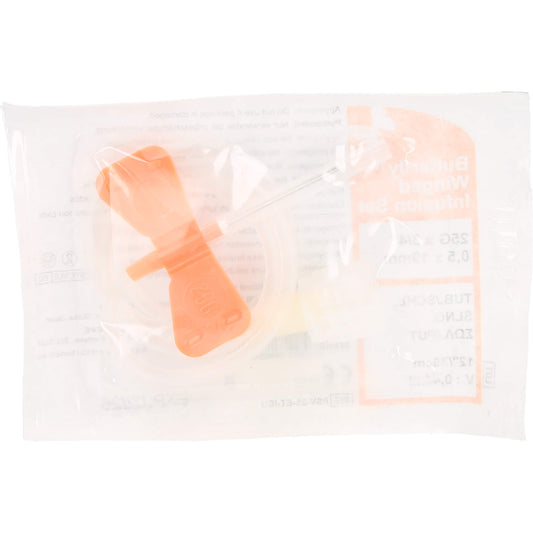 BUTTERFLY Kanüle 25 G orange 1 St