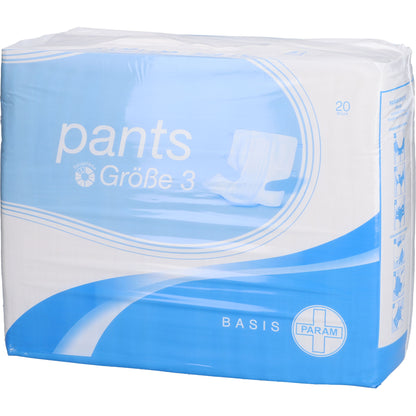 PARAM Pants Basis Tag Gr.3 20 St