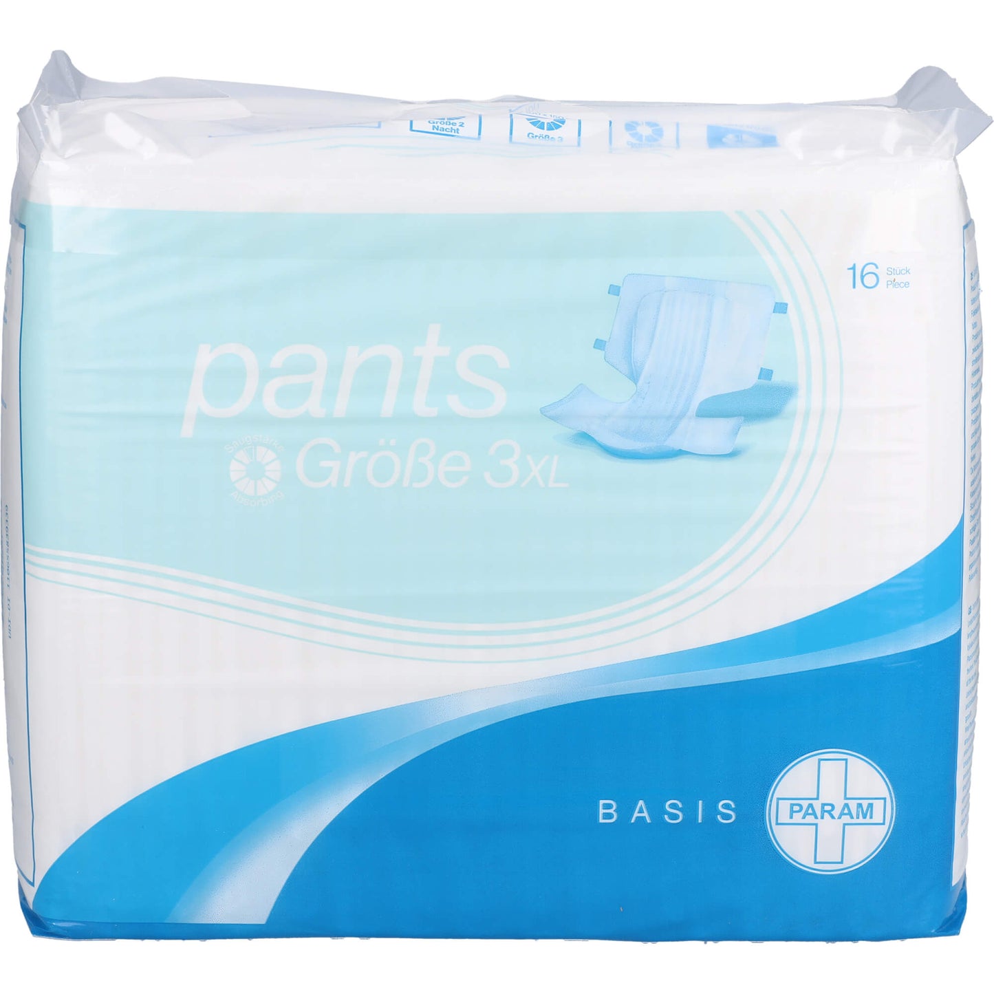 PARAM Pants Basis Gr.3 XL 16 St