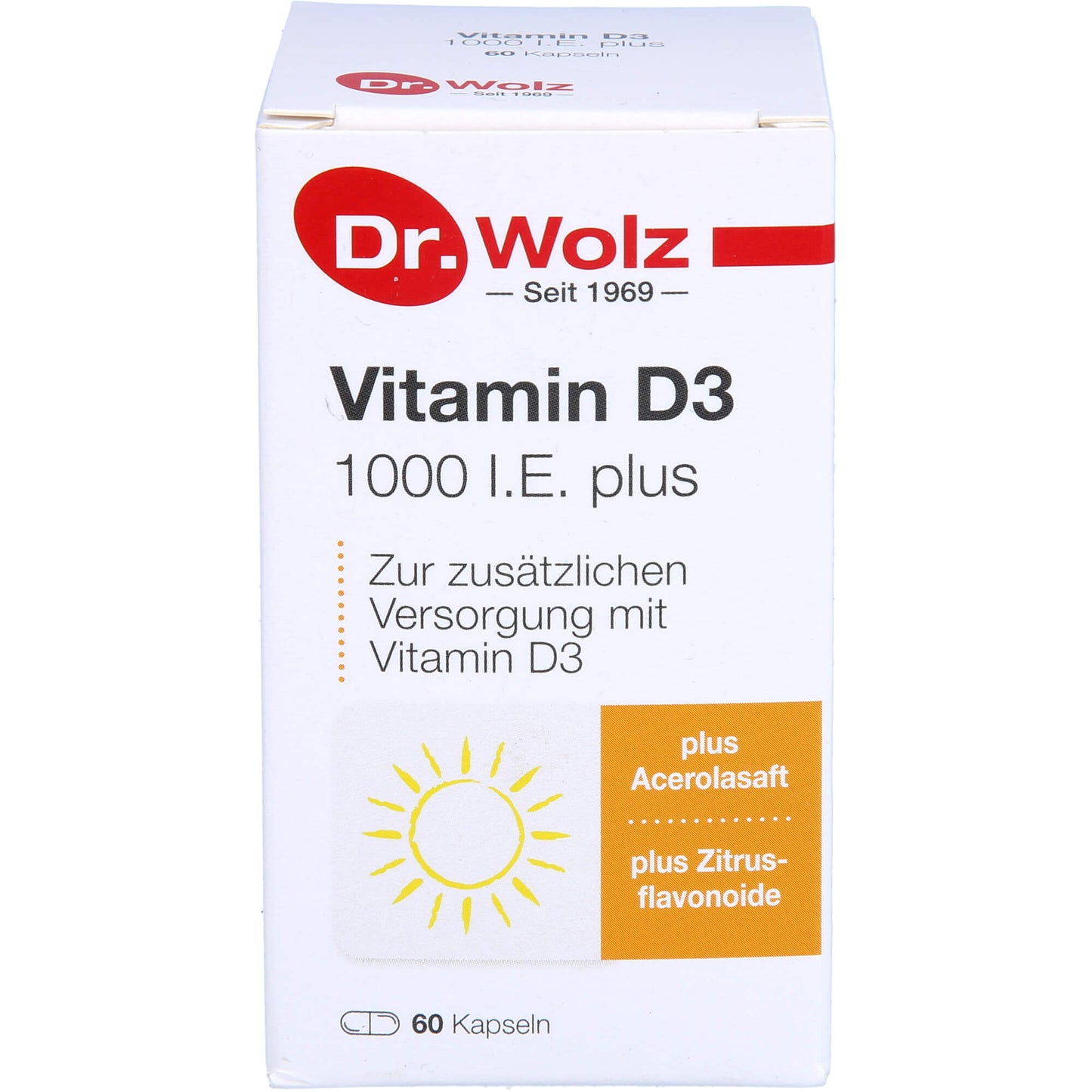 VITAMIN D3 1000 I.E. plus Dr.Wolz Kapseln 60 St