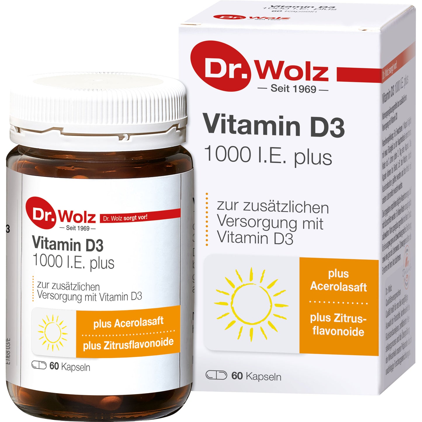 VITAMIN D3 1000 I.E. plus Dr.Wolz Kapseln 60 St