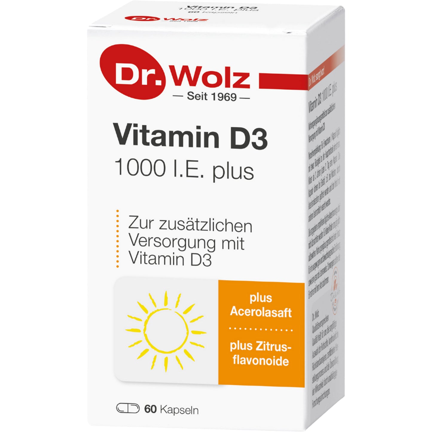 VITAMIN D3 1000 I.E. plus Dr.Wolz Kapseln 60 St