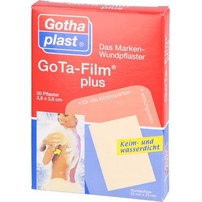 GOTA FILM plus 3,8x3,8 cm Pflaster 20 St