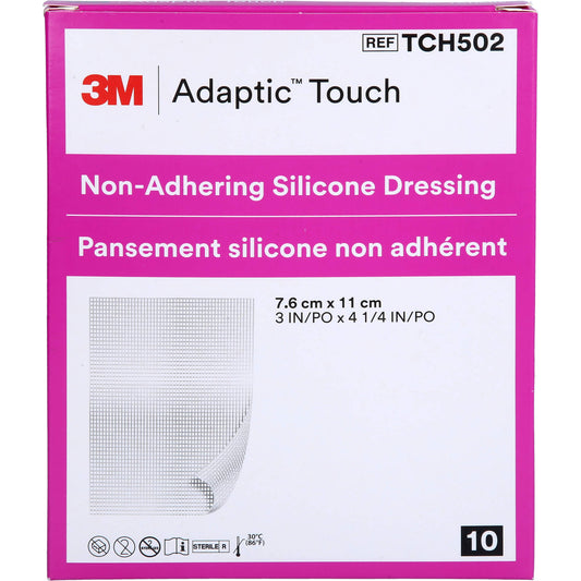 ADAPTIC Touch 7,6x11 cm nichthaft.Sil.Wundauflage 10 St